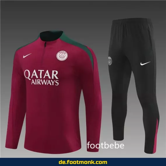 PSG Trainingsanzug 2024/2025 rot – Fußballtrikots günstig online kaufen | Herren, Damen & Kinder | Authentische Vereinstrikots