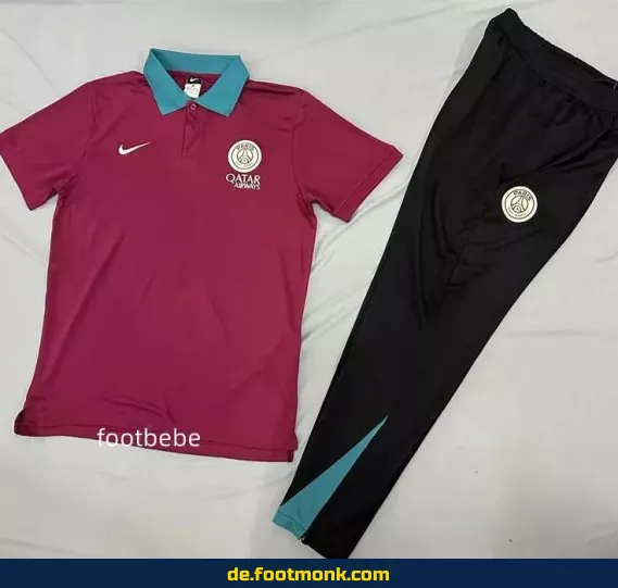 PSG Trainingsanzug 2025/2026 Rot – Authentisches Polo-Trikot für Herren & Damen | Fußballtrikots günstig online kaufen