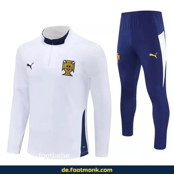 Portugal Fußball Trainingsanzug 2025/2026 – Weiß | Authentische Fussballtrikots | Herren, Damen & Kinder | Günstig Online Kaufen