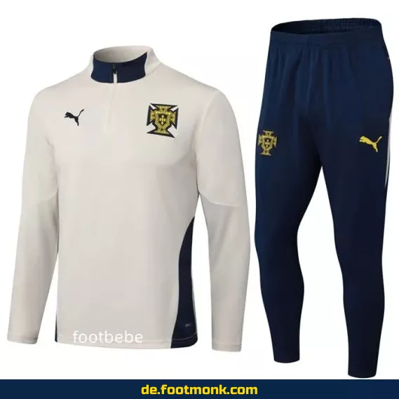 Portugal Fußball Trainingsanzug 2025/2026 – Weiß | Günstige Trikots & Vereinsdresss