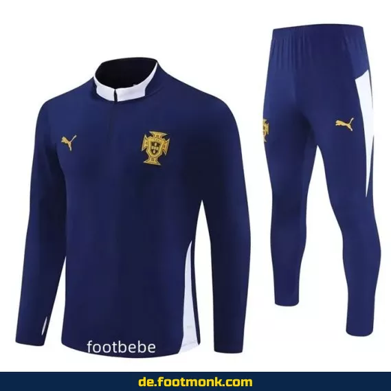 Portugal 2025 2026 Trainingsanzug in Blau – Authentische Fußballtrikots online kaufen
